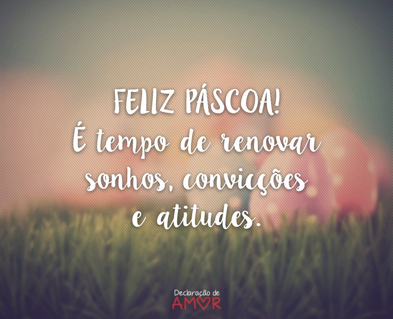 Feliz Páscoa