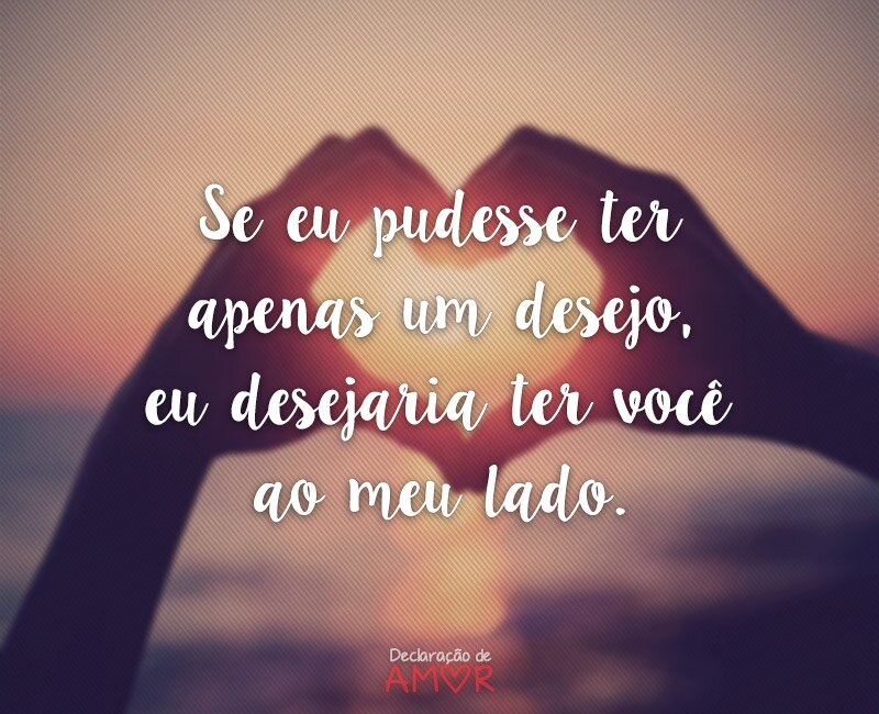 Se eu pudesse ter apenas um desejo
