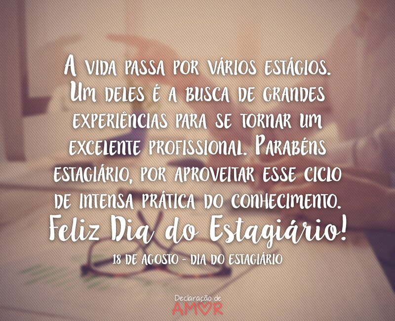 A vida passa por vários estágios