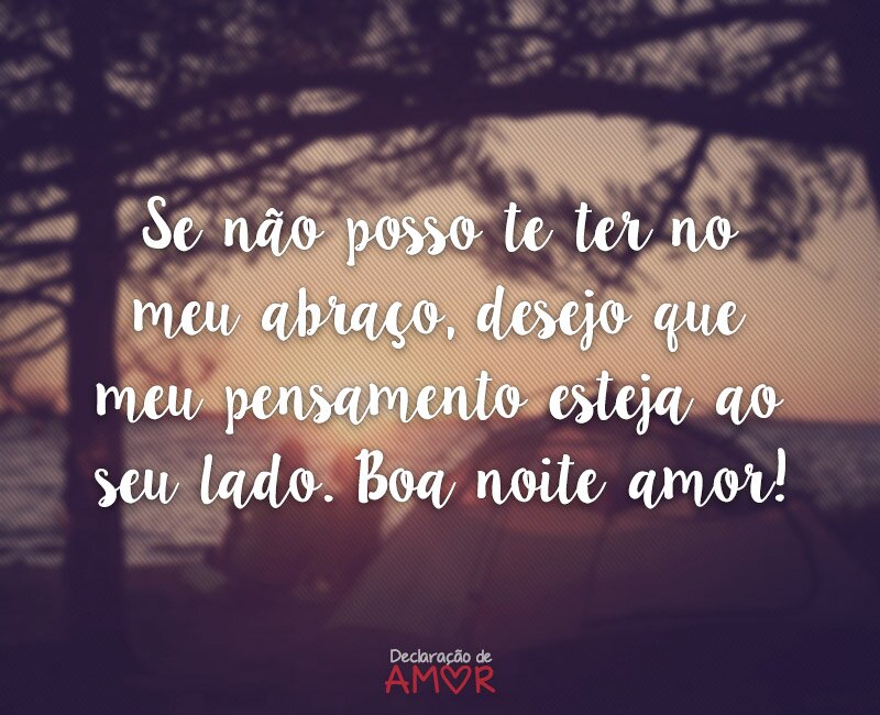 Se não posso te ter no meu abraço