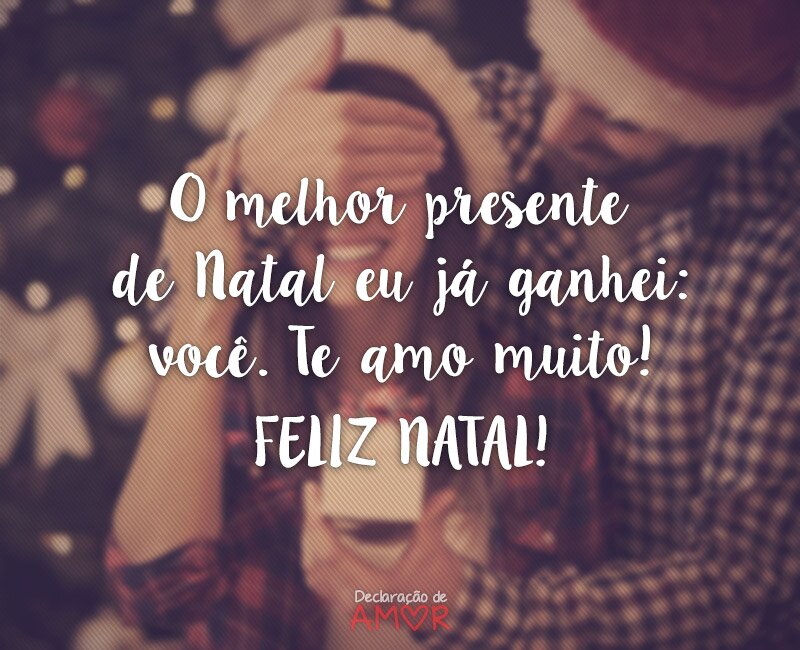 O melhor presente de Natal eu já ganhei
