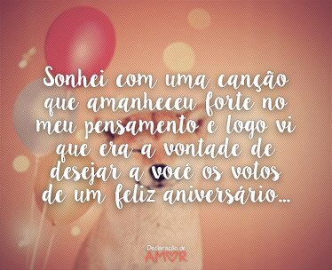 Parabéns, Muita Paz