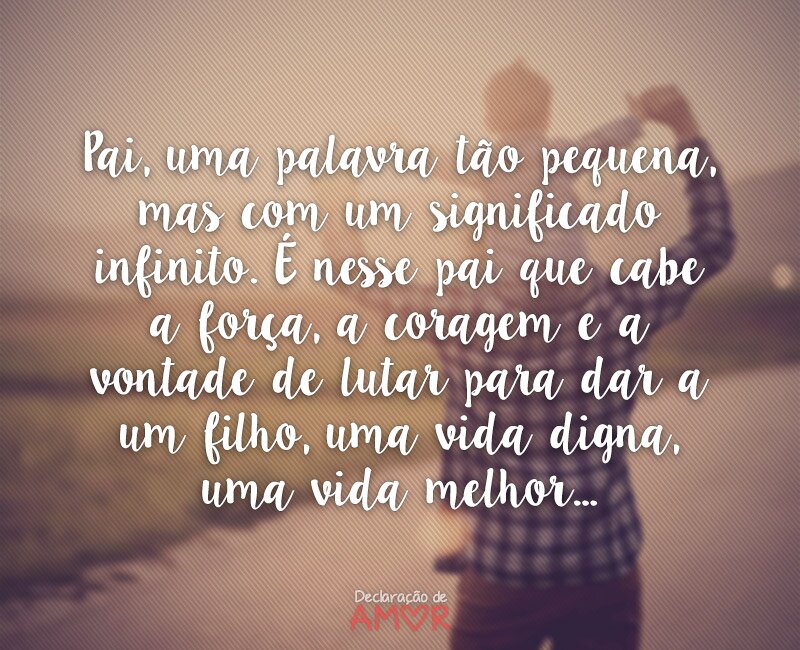 Um Pai Que Zela Por Ti