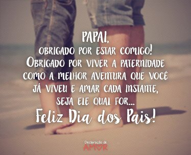Obrigado Papai