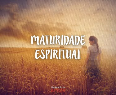 Maturidade Espiritual