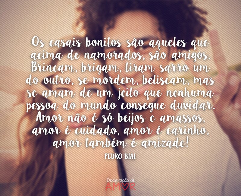 Amor Também é Amizade!